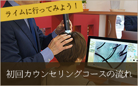 初回カウンセリングコースの流れ